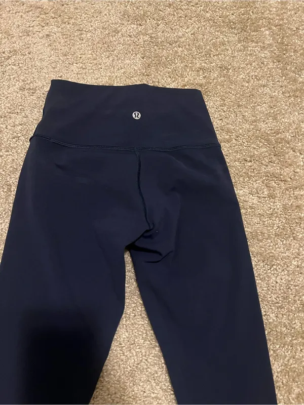 Lululemon‎ wunder under high rise legging 28” Luxtreme true navy size 2 - Image 12