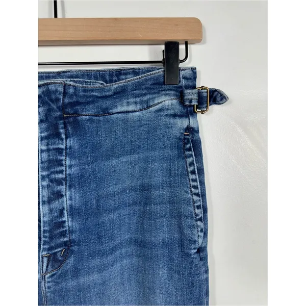 MOTHER Cinch Greaser Ankle Jeans Dark Stormy Night‎ Wide Leg Size 28 - Image 8