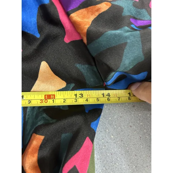 Show Me Your Mumu Danielle Mini Dress Geometric Multicolored Puff Sleeve Size M - Image 6