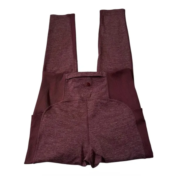 The North Face Dune Sky 7/8 Women's Large Burgundy Leggings Sporty UPF40 | 0122 - Image 3