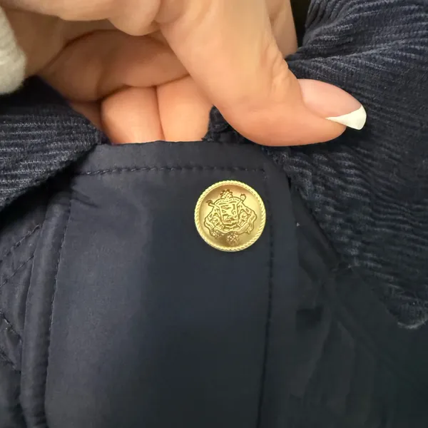 J Crew Navy Quilted Vest - Image 3