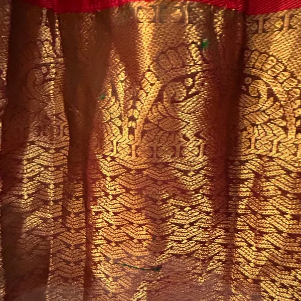 Indian Dress Partywear Green Gold Size S - Image 8