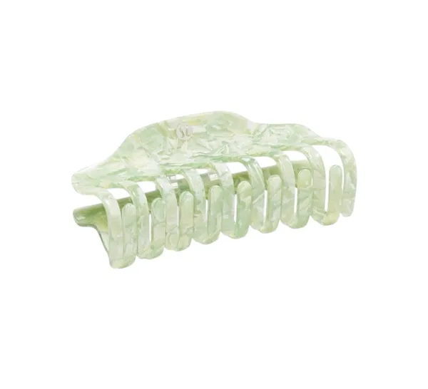 Lululemon Jumbo Claw Clip Willow Leaf/Matcha Magic - Image 2
