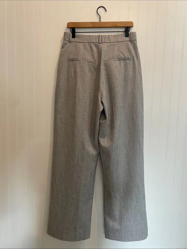 ABERCROMBIE & FITCH Curve Love A&F Sloane Tailored Wide Leg Pant Size 30 | 10L - Image 4