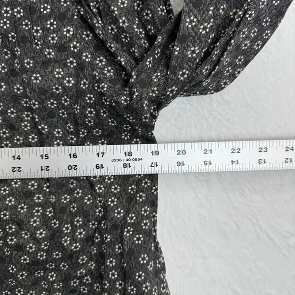 LoveShackFancy XS Floral Mock Neck Blouse‎ Long Sleeve Top Boho Chic NWOT - Image 2