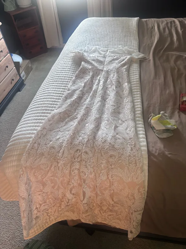 Vintage style wedding dress White Size 2 - Image 3