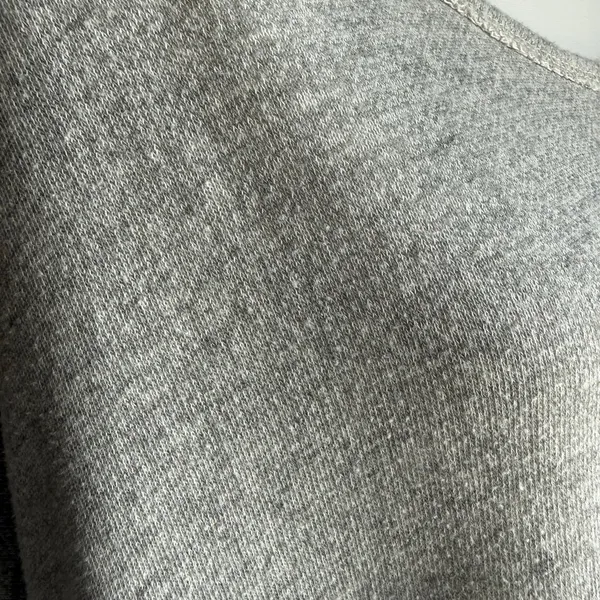 Free People Light Gray Slouchy Oversized Boho Open Shoulder Sweater Size S - Image 6