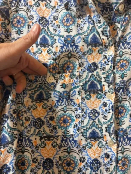 Roller Rabbit white floral multicolor linen shirtdress - Image 4