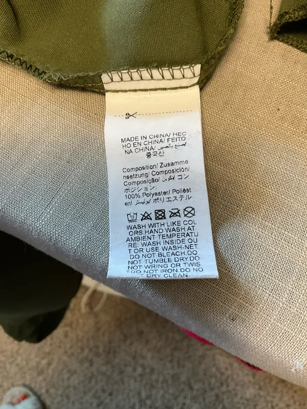 Shein Olive Green Dress Long - Image 6