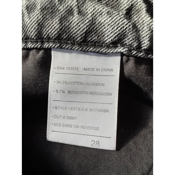 Bohme Harold Distressed Mom Jeans Faded Black‎ High Rise Size 28 - Image 9