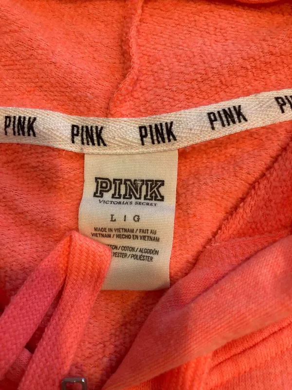 PINK Love Zip Up Hoodie - Image 7