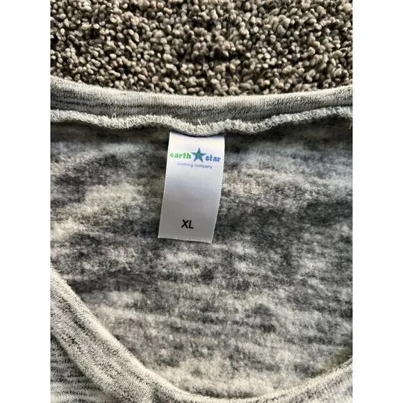Earth Star "Iron City" Gray‎ Sweatshirt size XL - Image 3