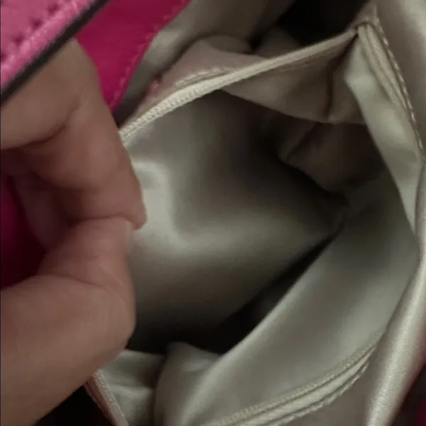 Coach Pink and Beige Signature Crossbody Bag - Image 10