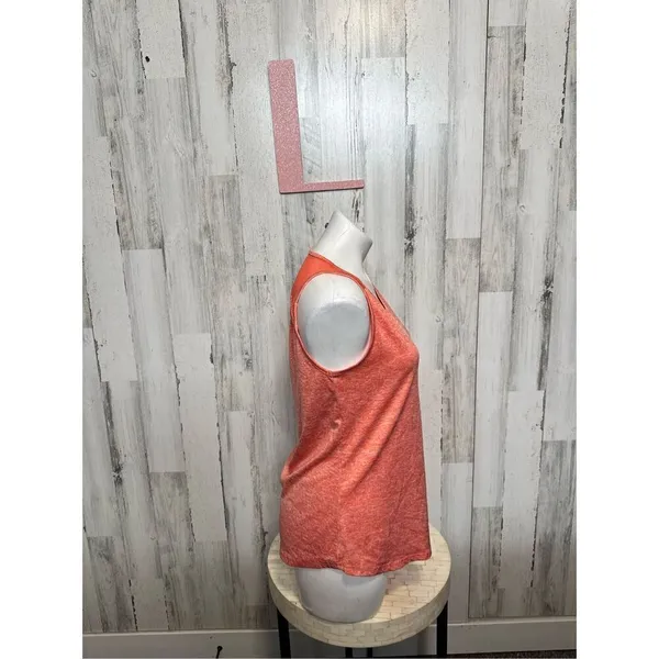 Orange work out tank top size large - Image 2
