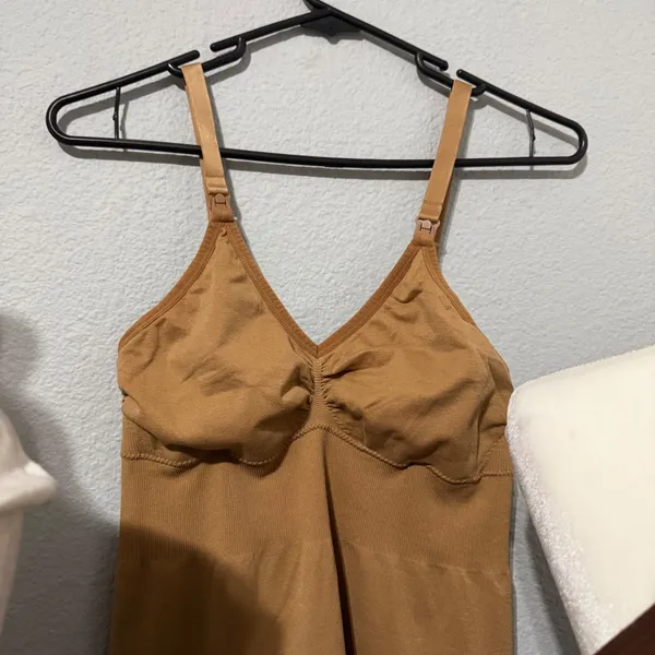 Sonoma Maternity Nursing Camisole Set‎ of 3 Size Medium Gray Tan Brown Unpadded - Image 5