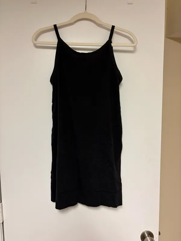 Lucky Brand Vintage Navy Spaghetti Strap Dress S - Image 3
