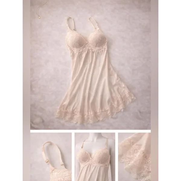 Envy Lace Trim Chemise Nightgown – Size Small - Image 2
