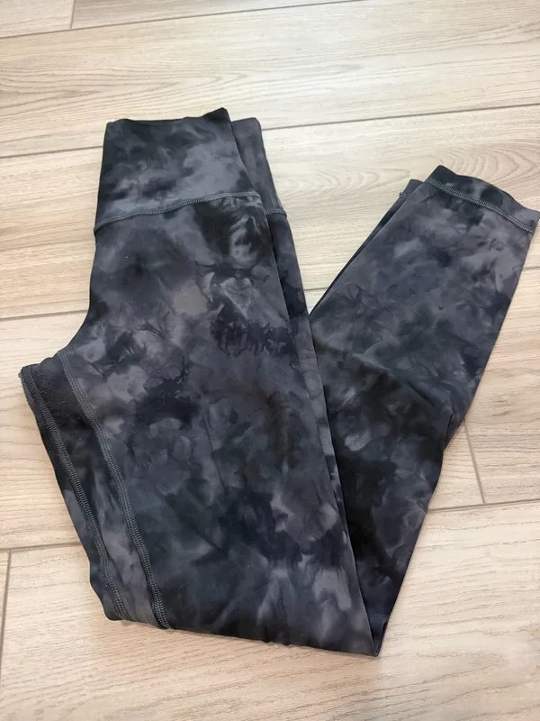 Lululemon Align High-Rise Pant 25" - Diamond Dye Pitch Grey Graphite Grey - Image 3
