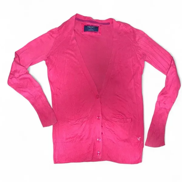 American Eagle Outfitters Pink Cardigan - Image 2