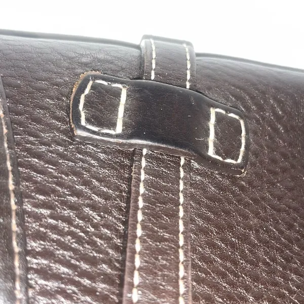 Dooney & Bourke Pebble Grain Tote Brown Leather Shoulder Bag - Image 5