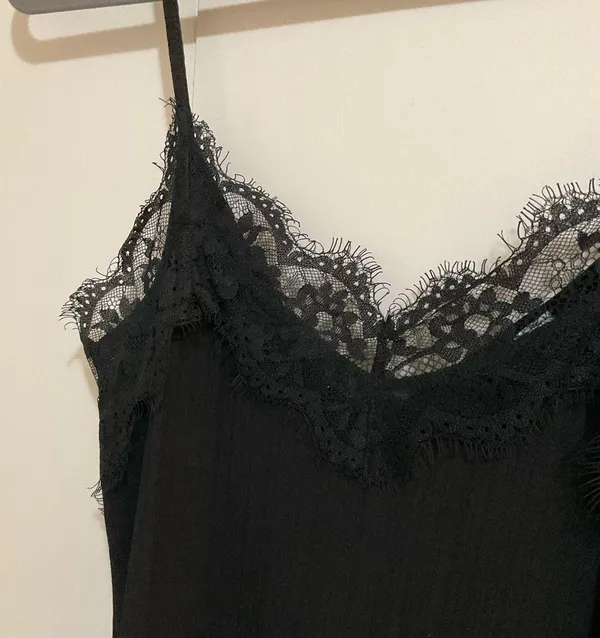 Zara Black Lace Cami - Image 3