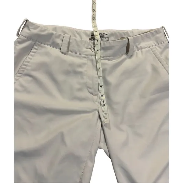 Nike Golf Tour‎ Performance dri fit sz 10 off-white women’s shorts - Image 4