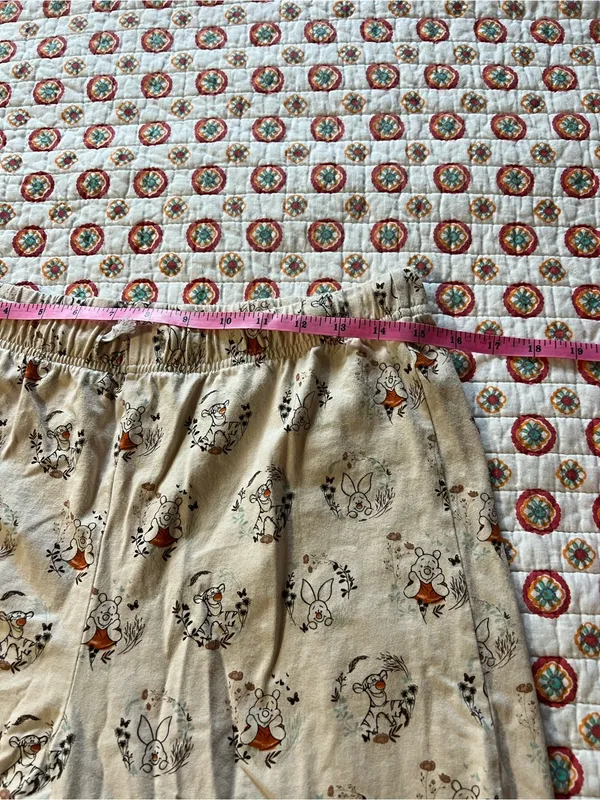 Official Disney Parks Winnie the Pooh Pajama Jogger Pants size Medium - Image 7