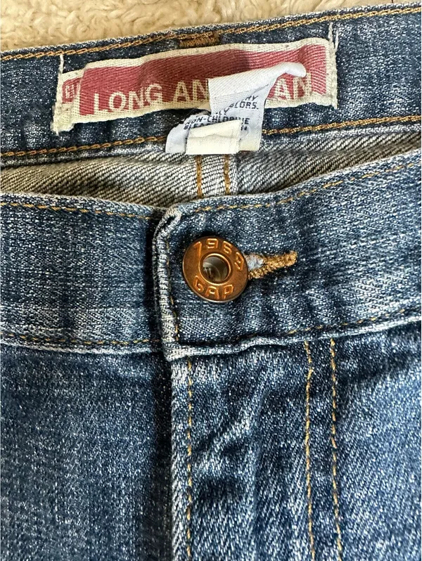 GAP Long and Lean medium wash bootcut denim jeans Size 12 Long Y2K 2000s retro - Image 3
