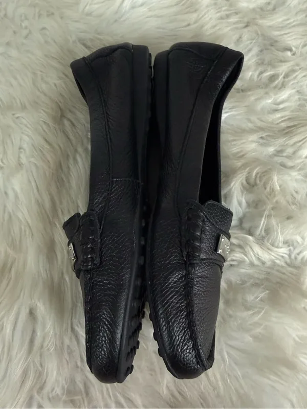 Coach Fredrica Black Leather Loafers Moccasins Women’s Size 6.5B - Image 2