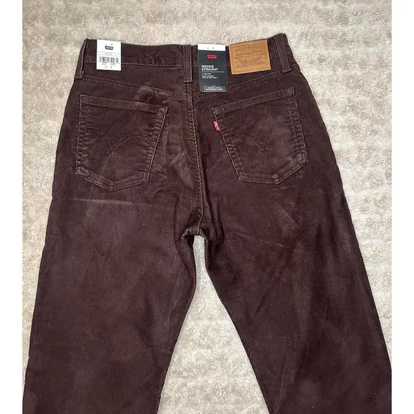 Levi's vintage-inspired button-fly Wedgie Straight corduroy pants Size 28x28 - Image 7