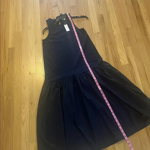 NWT Maeve Anthropologie Navy Blue Flounce Midi Maxi Dress Sz XS - Image 6