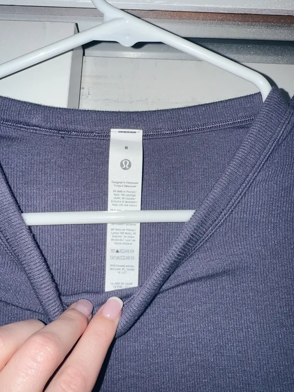 lululemon hold tight cropped long sleeve - Image 7