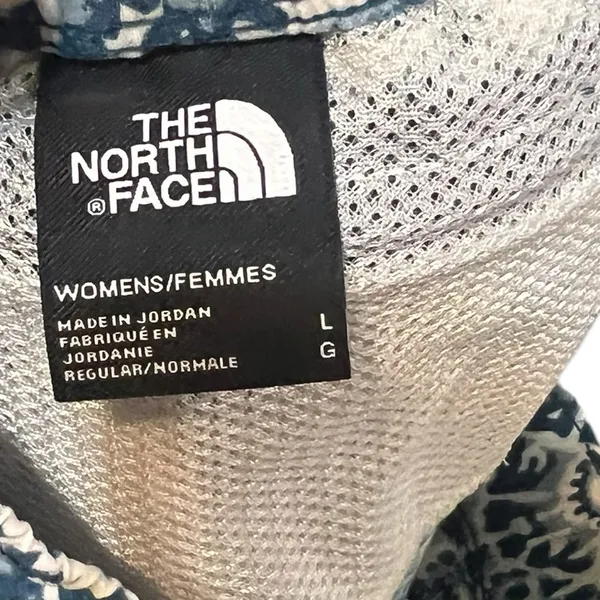 The North Face Class V‎ Mini Blue Geometric Nylon Shorts Size Large - Image 10
