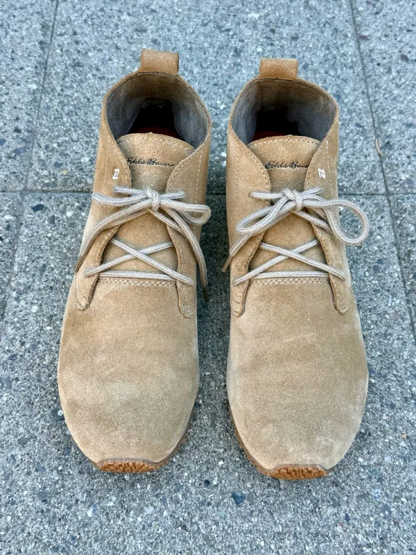 Eddie Bauer Tan Suede Transition Chukka Ankle Booties Boots • Sz 9.5 - Image 4