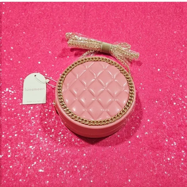 Luna Moon Round Jelly Crossbody (Pink)(NWT) - Image 2