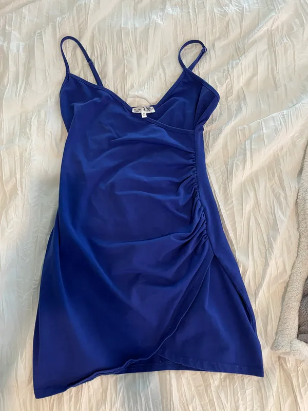 by the way Blue Mini Dress - Image 2