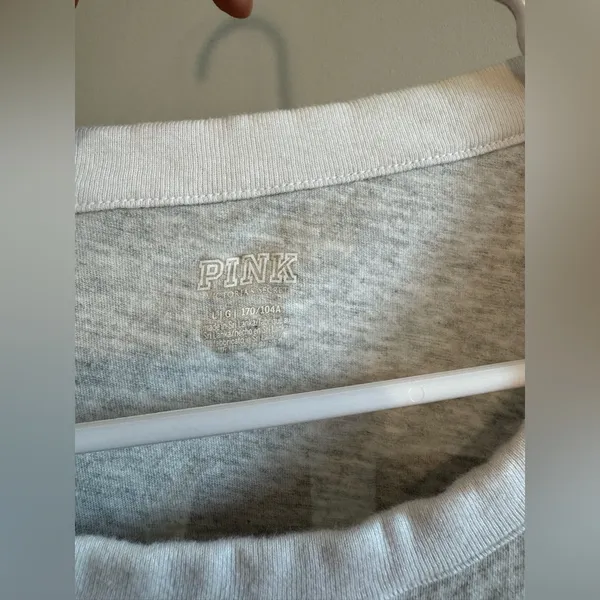 PINK Victoria's Secret Heather Gray Tshirt - Image 5