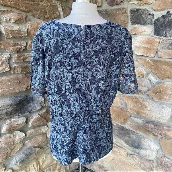 Ann Taylor Lace Peplum Top - Image 6