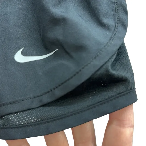 Nike Dri Fit Black Brief Lined Running Athletic Hidden Pocket Shorts Womens S - Image 4
