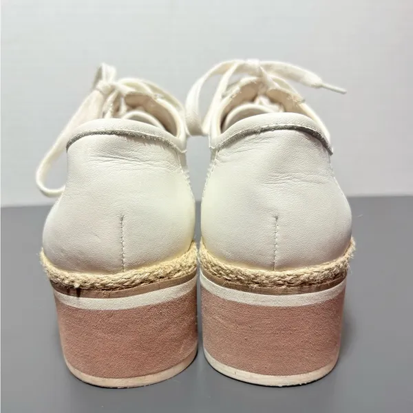 DOLCE VITA Telah White Mesh Platform Shoes - Image 10