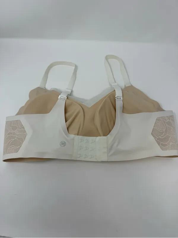 Honeylove White Lace Astral Crossover Lace Bra Original XL - Image 11
