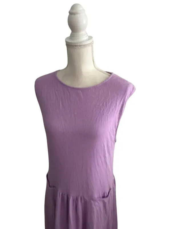 FREE PEOPLE Beach Lavender Purple Maxi Dress Size XS - Image 3