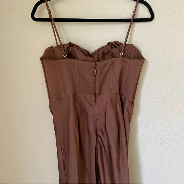 House of CB Charmaine Corset Dress in Chocolate‎ brown size XL NWOT - Image 8