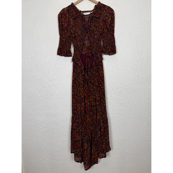 Sea New York Ilana Ikat Floral Dress Prairie Size Small - Image 6