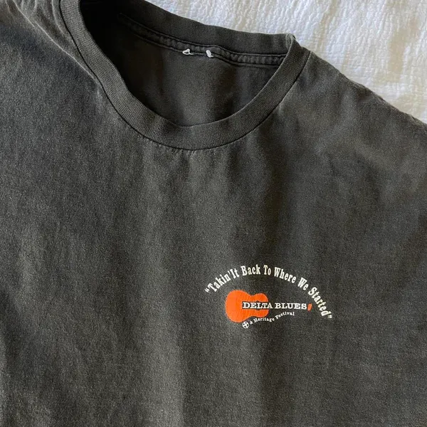 Vintage y2k 25 Years Nothin’ But The Blues 2002 Grunge Graphic T Shirt 🔥 - Image 4