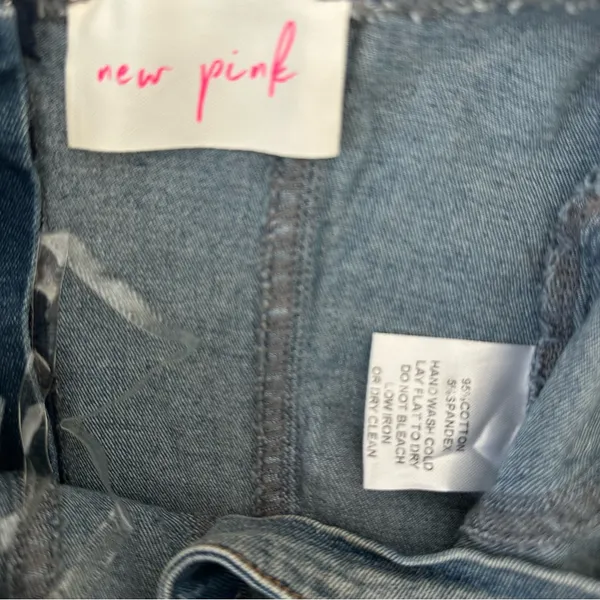 New Pink Denim Halter Top Blue - Image 4