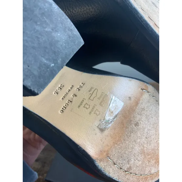 Rag & Bone Margot Black‎ leather Boots size 6.5 - Image 10