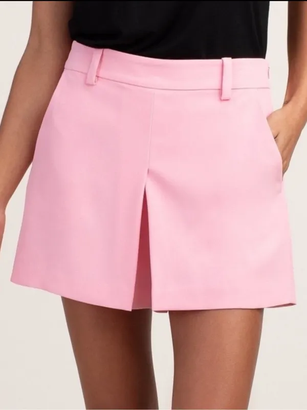 Trina Turk Solar Shorts Skort Pink Icing NWT Size 4 Retails $188 - Image 10