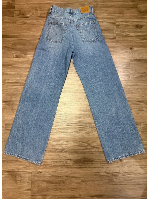 Levi’s Premium Ribcage Wide Leg Jeans Not The Same W25 L32 Big E - Image 4