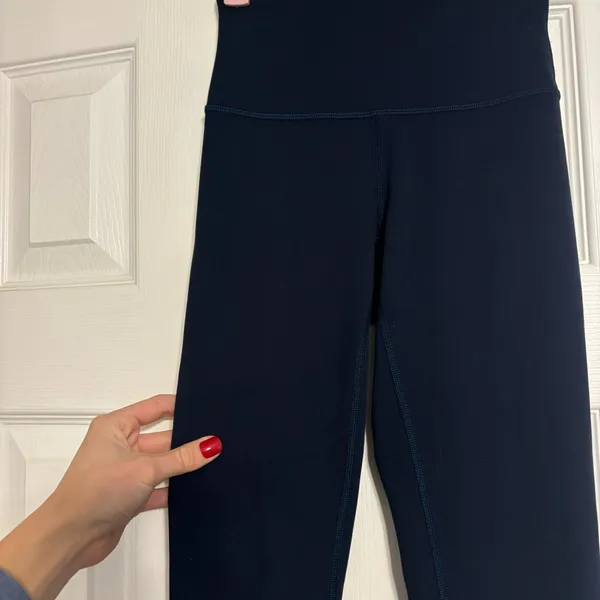Lululemon Wunder Train Contour Fit High-Rise Leggings 25" True Navy - Image 10